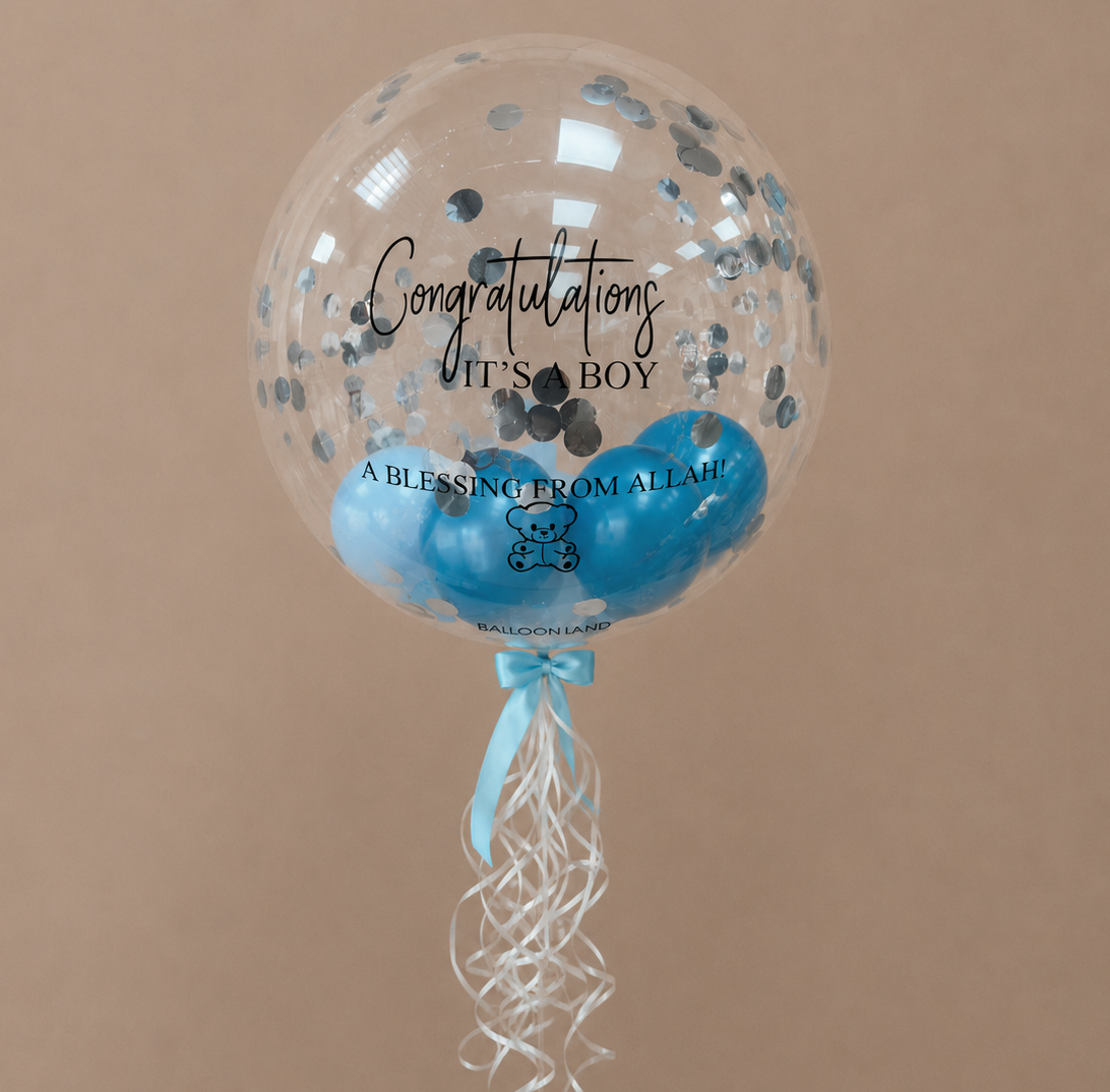 Baby Arrival Balloon Personalised Balloon