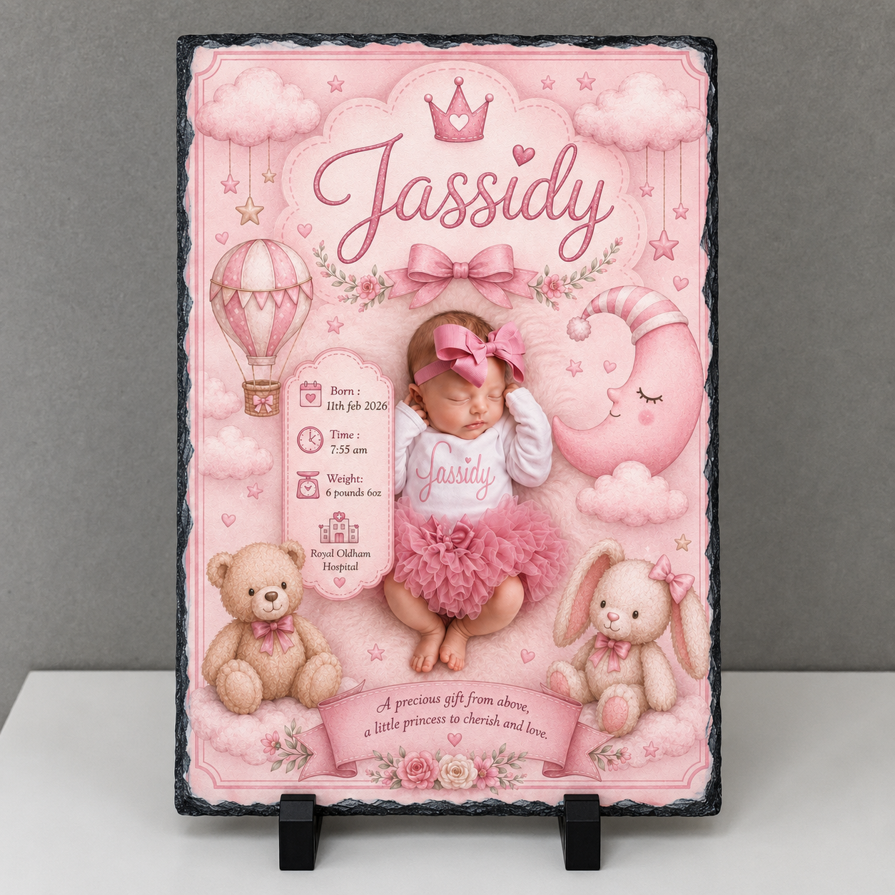 Baby girl slate