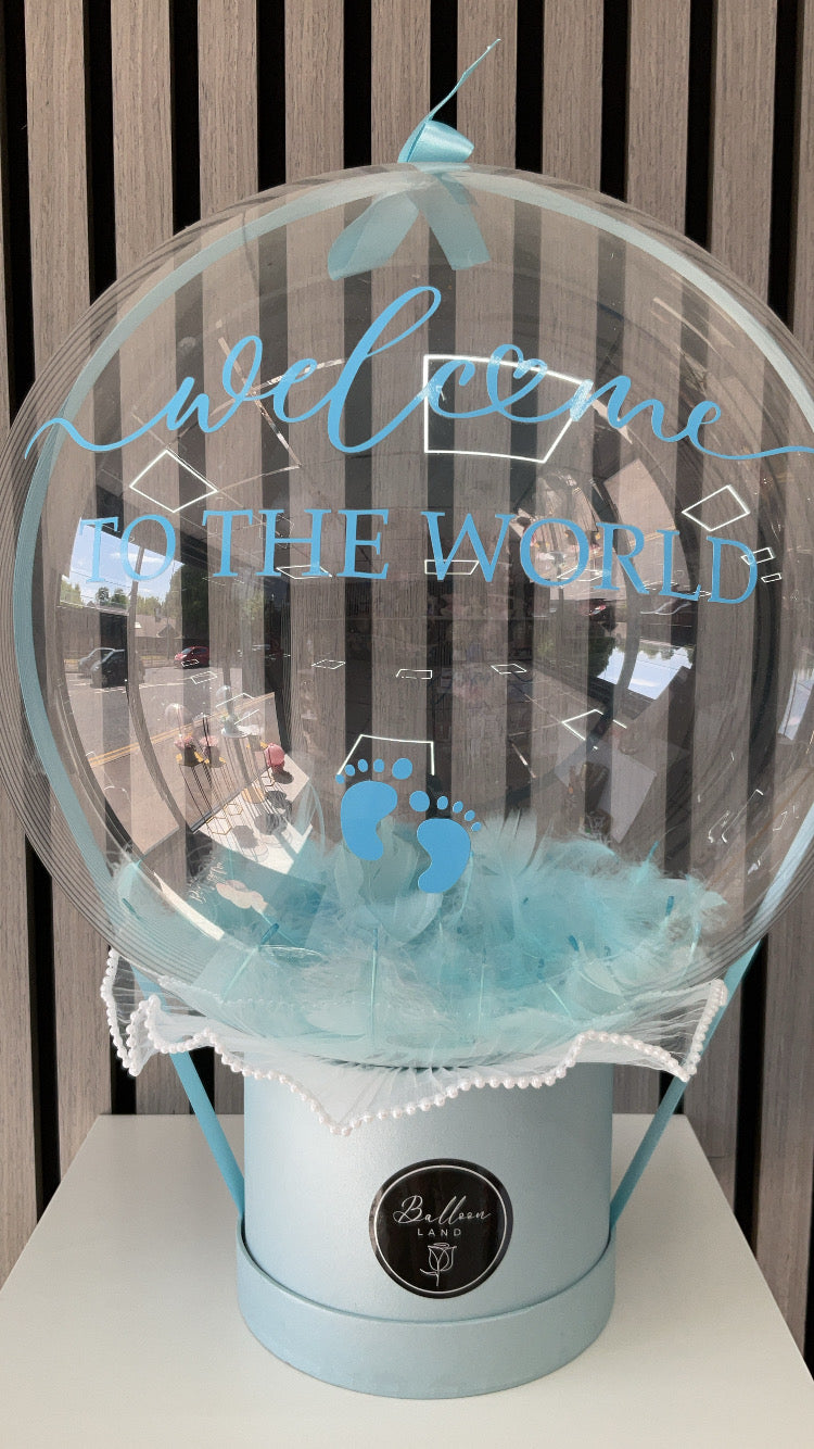 New Born Baby Feather Balloon