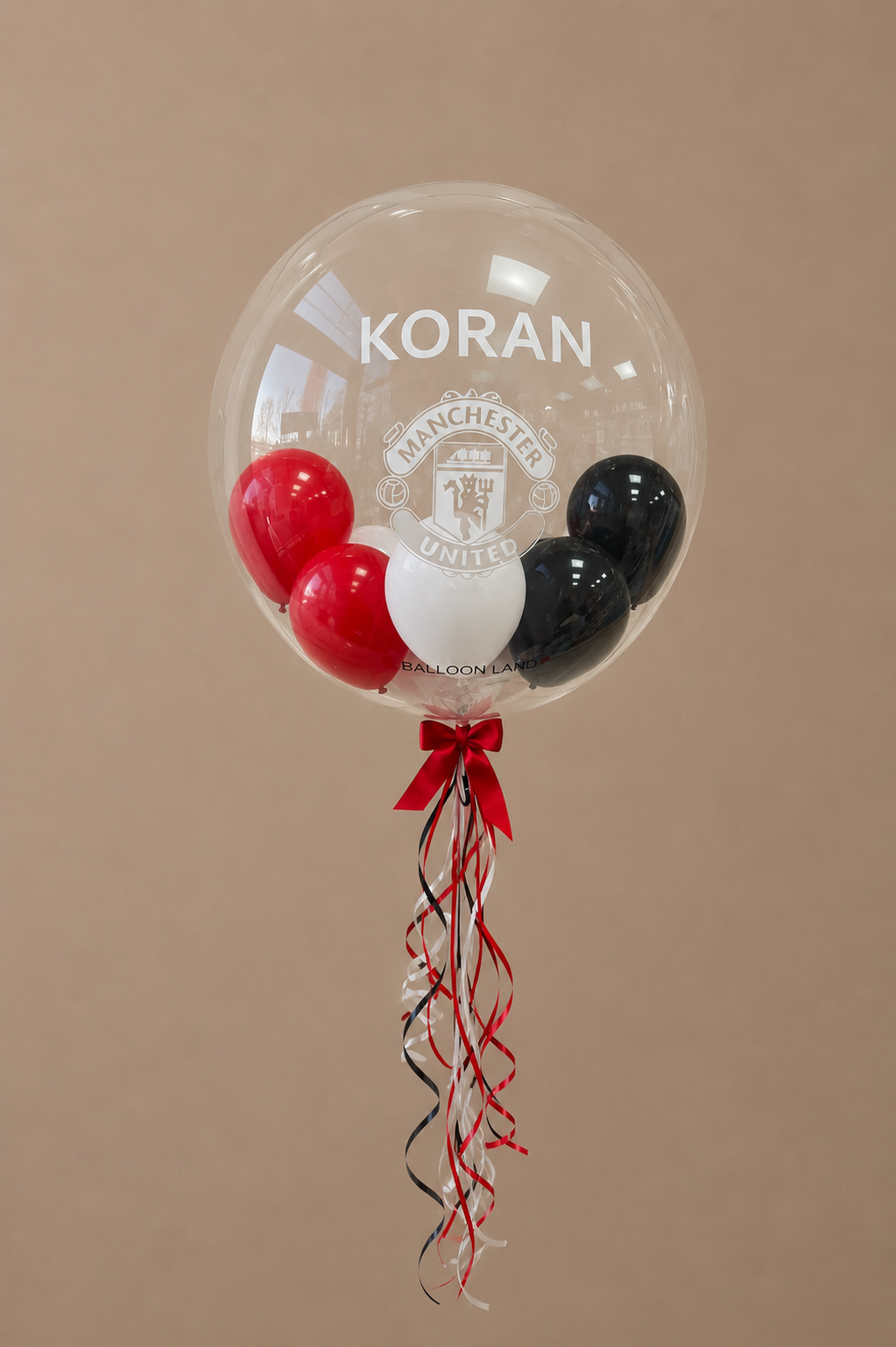 Manchester United Balloon Customised Balloon / Birthday / All Occasions Balloons / Next Day Delivery MUFC BALLOON