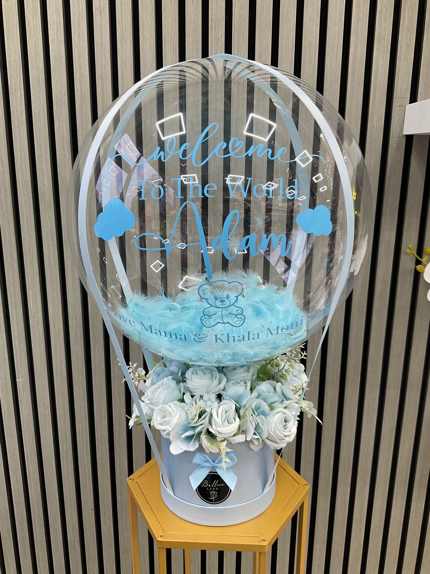 Baby Boy Flower Bouquet (1219)