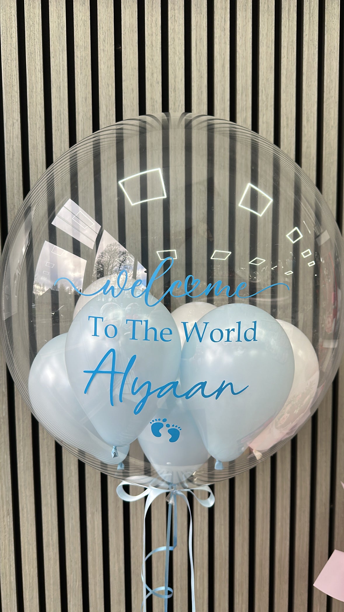 Baby Boy Balloon / Baby arrival / Perfect for a Baby welcome home balloon