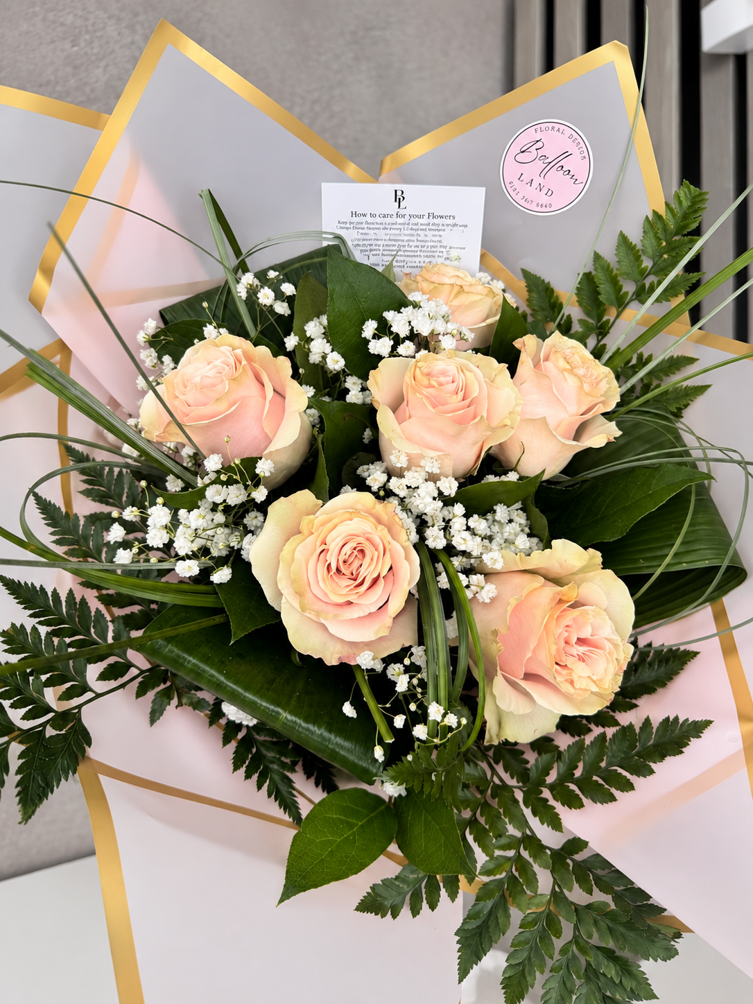 Luxury Blush Pink Rose Bouquet