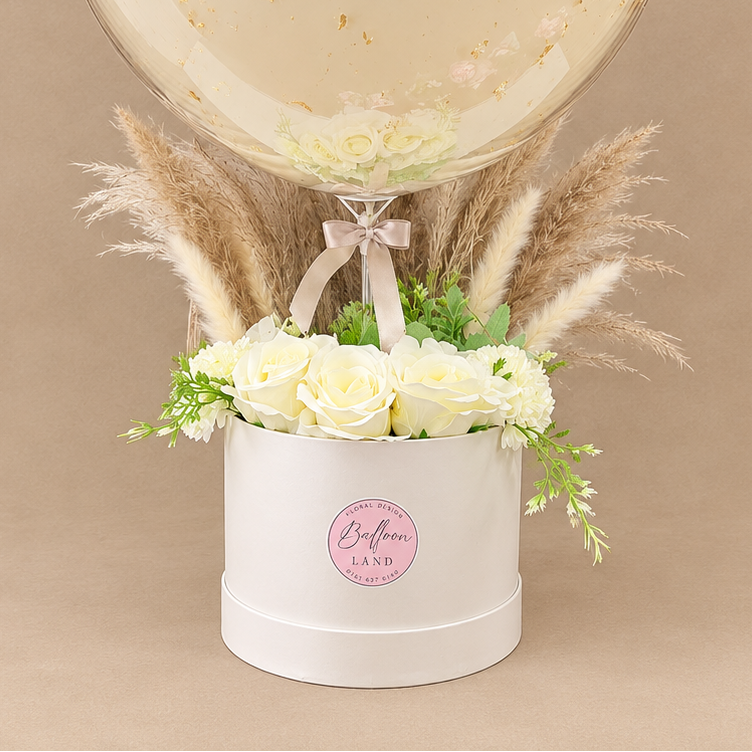 Luxury Gold Flake Balloon Flower Bouquet