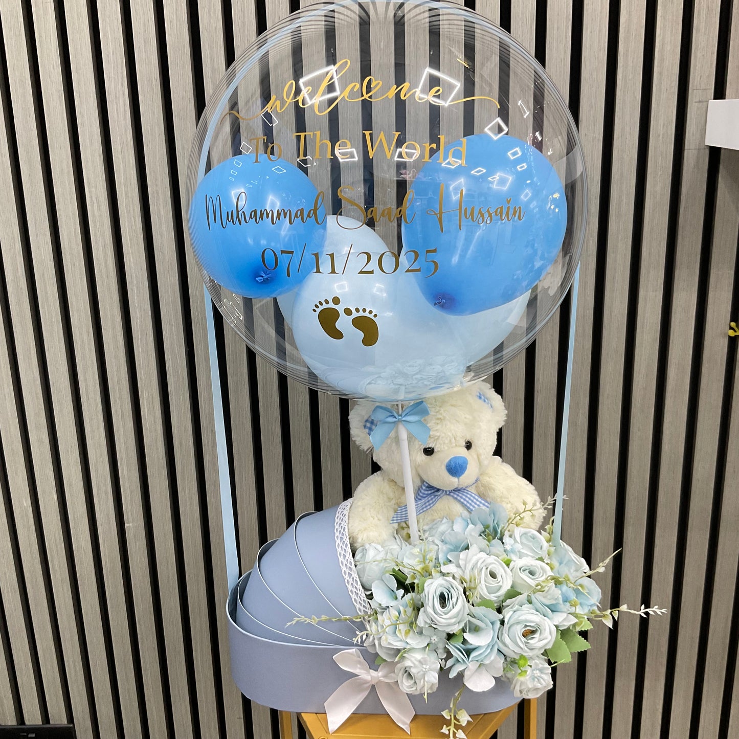 Baby Boy Flower Bouquet (1921)