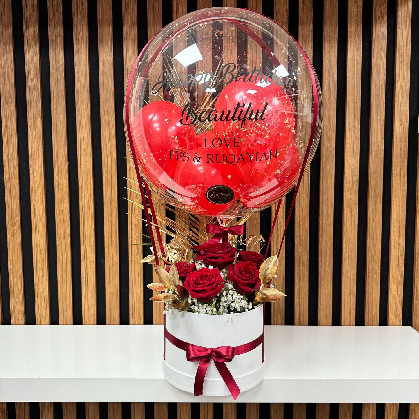 Rose Balloon Bouquet