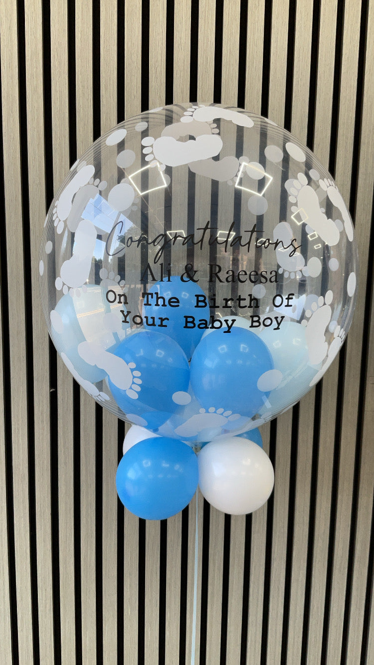 Baby Boy Bubble Balloon