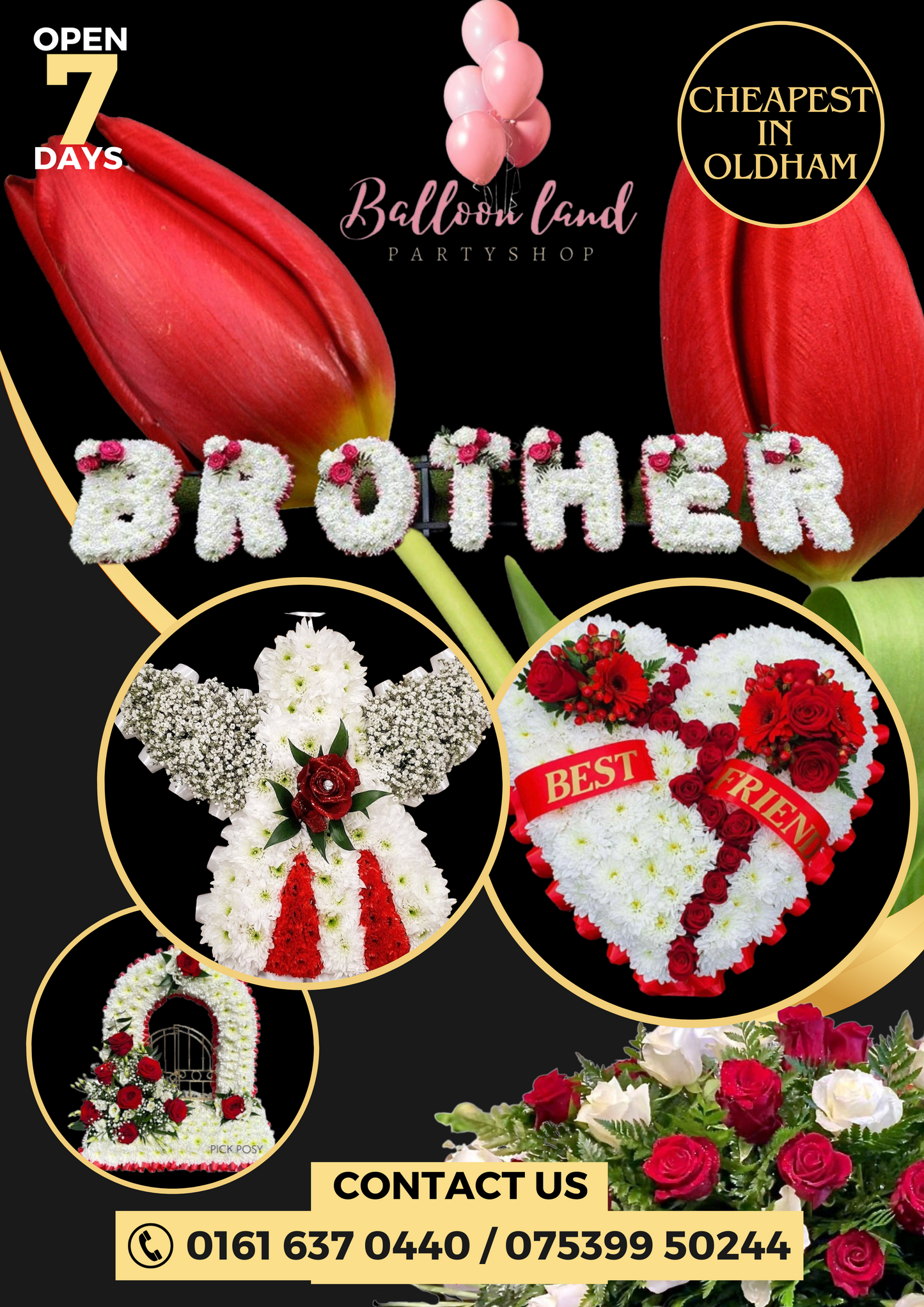 Funeral Flowers In Oldham