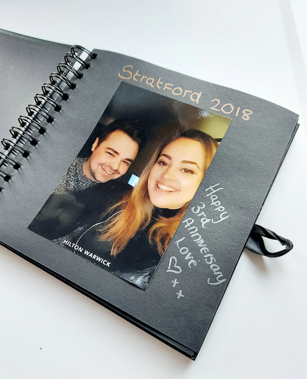 Personalised Couples Scrapbook 12x12 Inches | Wedding Anniversary, Birthday or Christmas gifts | For Couples & Friends Memories