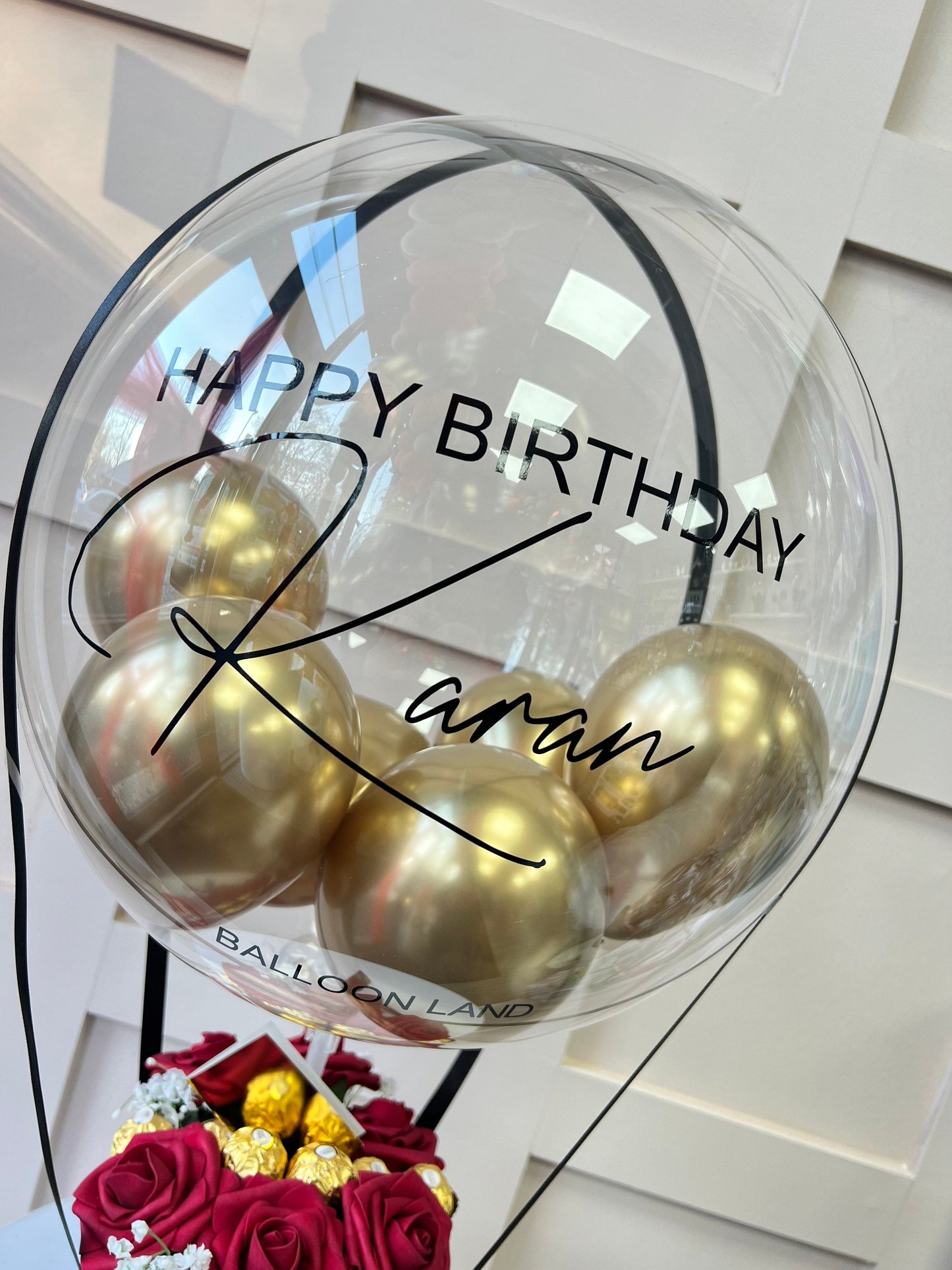 Red Rose Flower Balloon BouquetCelebrate any special occasion or event with our Personalised Balloons – these will arrive to deliver happiness and delight for all ages.
Create the perfect surprisBalloon land uk ltdBalloon land uk ltd