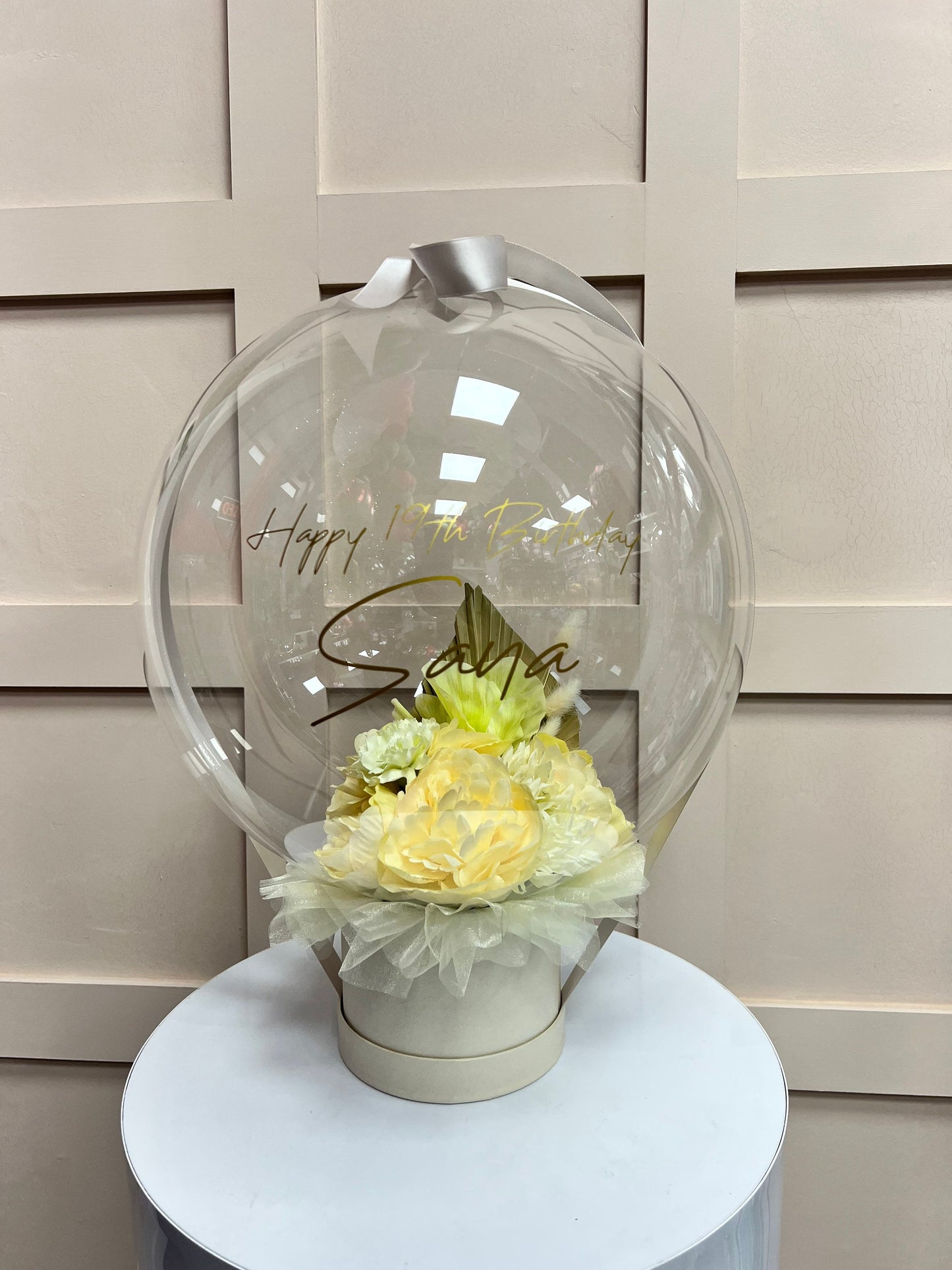 Flower Balloon Bouquet / flowers inside the balloon / birthday / wedding / any occasion balloon / next day delivery