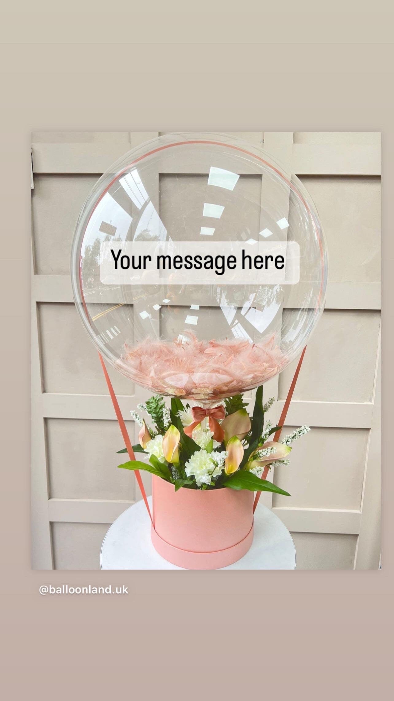 Personalised hot air Balloon / Birthday Engagement Wedding All Occasions Balloon / Next Day Delivery