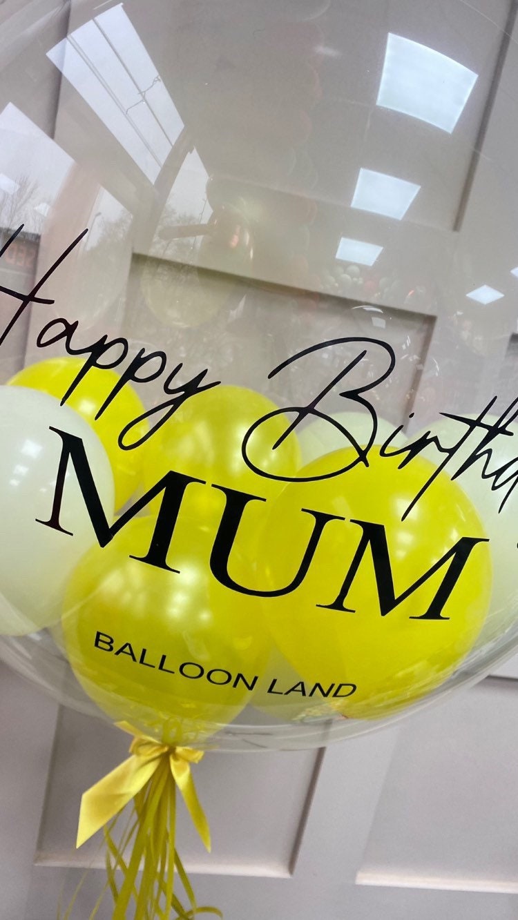 Happy Birthday Mum Balloon / personalised balloon / customised balloon