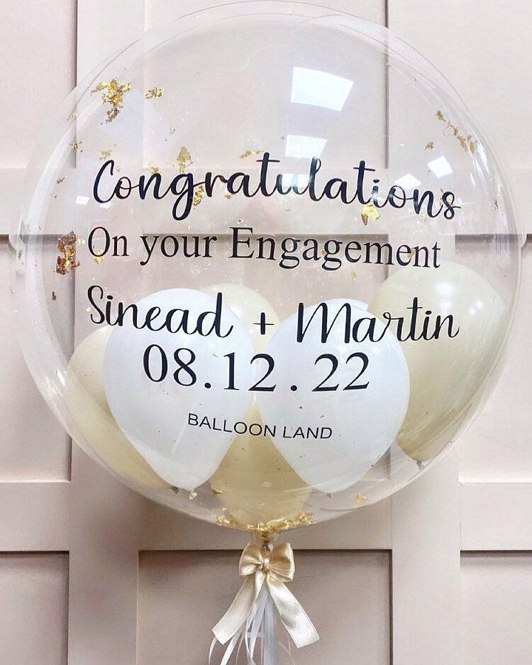 Engagement Balloon / wedding balloon / All Occasion Balloons / Next Day Delivery