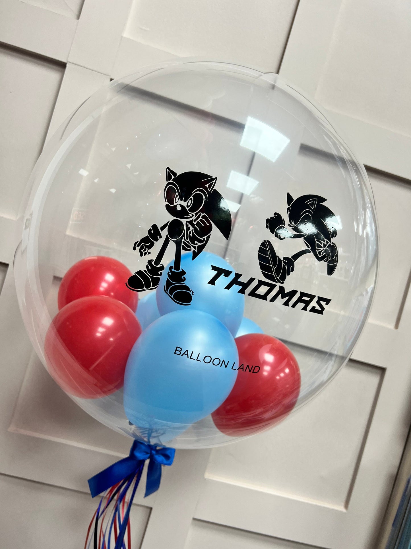Sonic The Hedgehog Balloon Customised Balloon / Birthday / All OccasiCelebrate any special occasion or event with our Personalised Balloons – these will arrive to deliver happiness and delight for all ages.
Create the perfect surprisBalloon land uk ltdBalloon land uk ltd