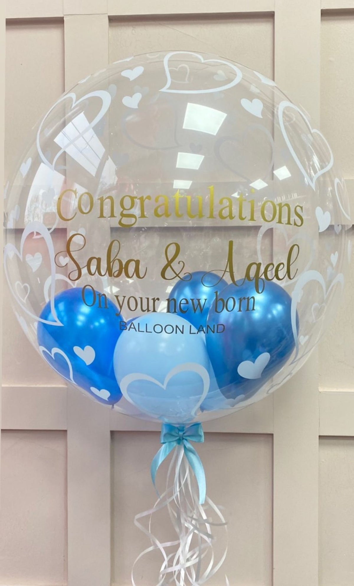 Personalised Balloon in a Box|| Clear Bubble Balloon| Create Own Text |Birthday Helium Balloon|24" Bubble Balloon |Inflated Balloon|Own Text