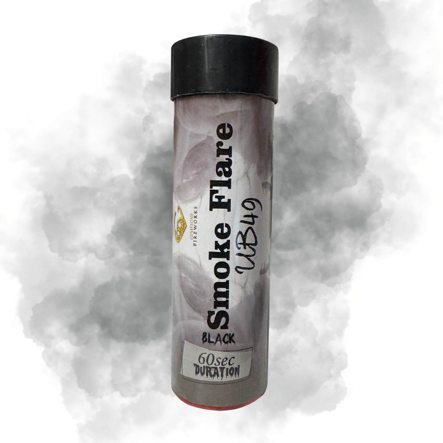 60 Second Black Smoke Flare