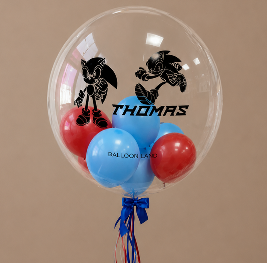 Sonic The Hedgehog Balloon Customised Balloon / Birthday /  All Occasions Balloons / Next Day Delivery