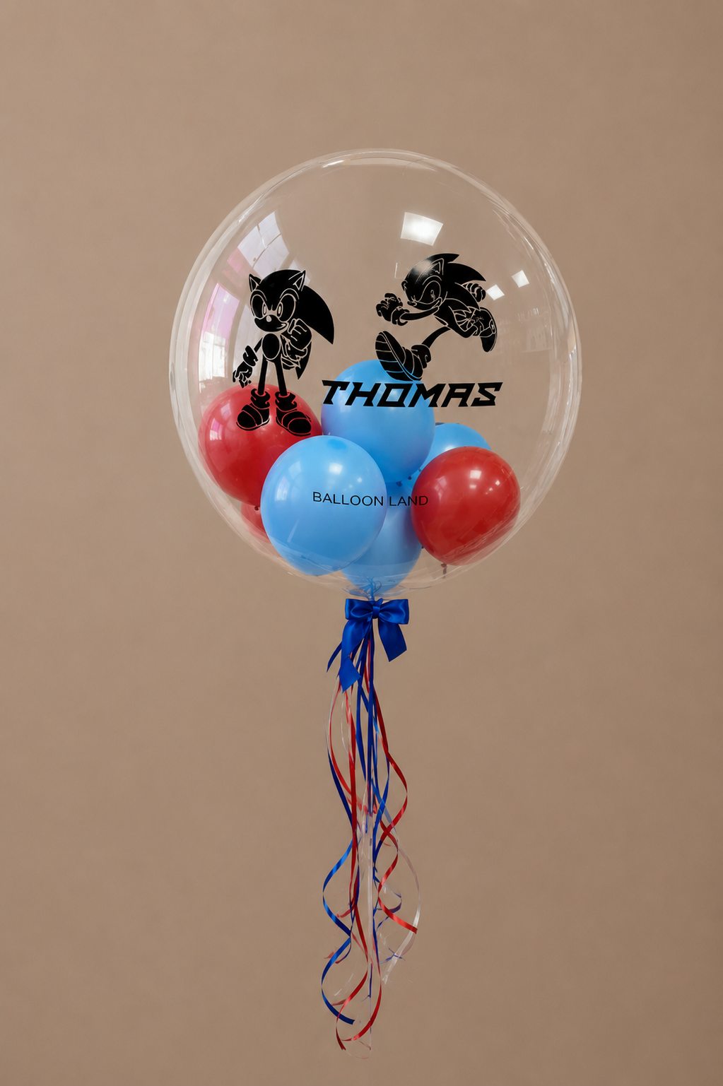 Sonic The Hedgehog Balloon Customised Balloon / Birthday /  All Occasions Balloons / Next Day Delivery