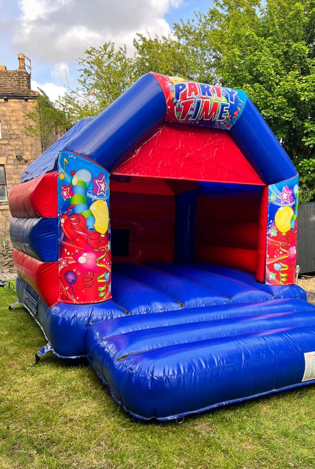 Red and Blue Bouncy Castle