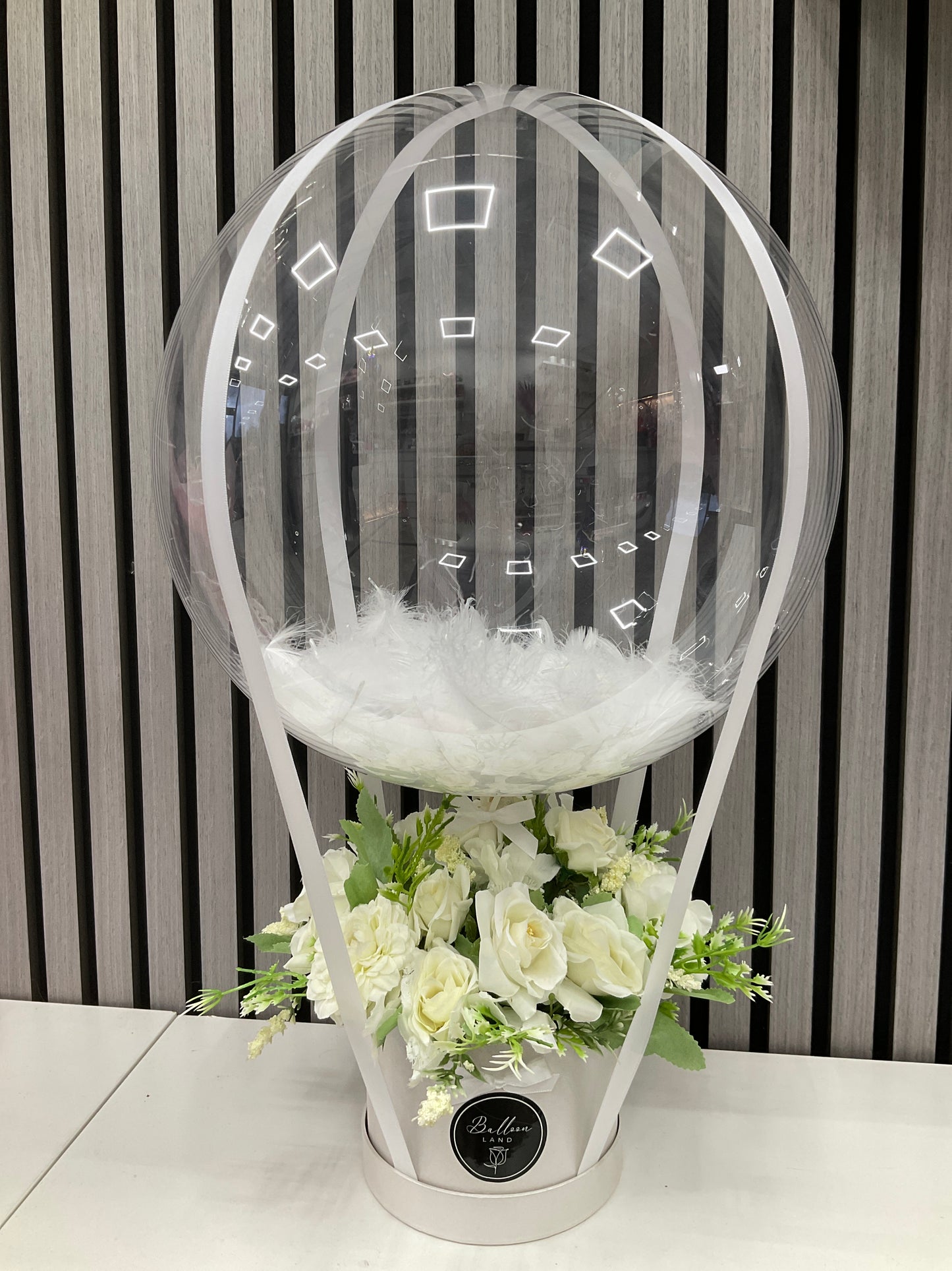 Eid Mubarak Balloon Pure White