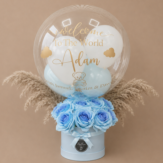 Baby Boy Flower Bouquet