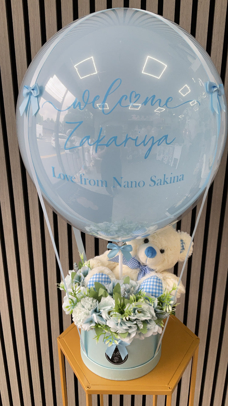 Baby Boy Teddy Bouquet