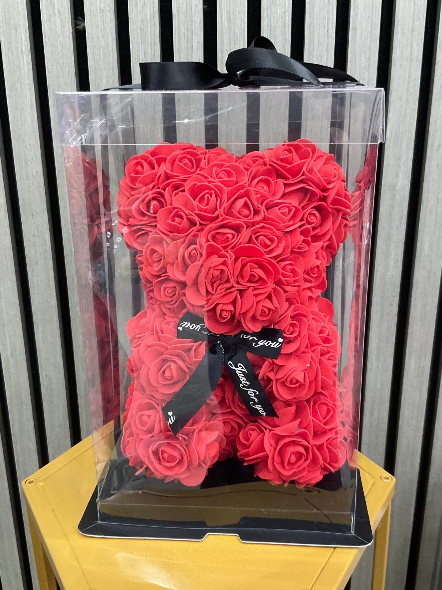 Large Rose Bear