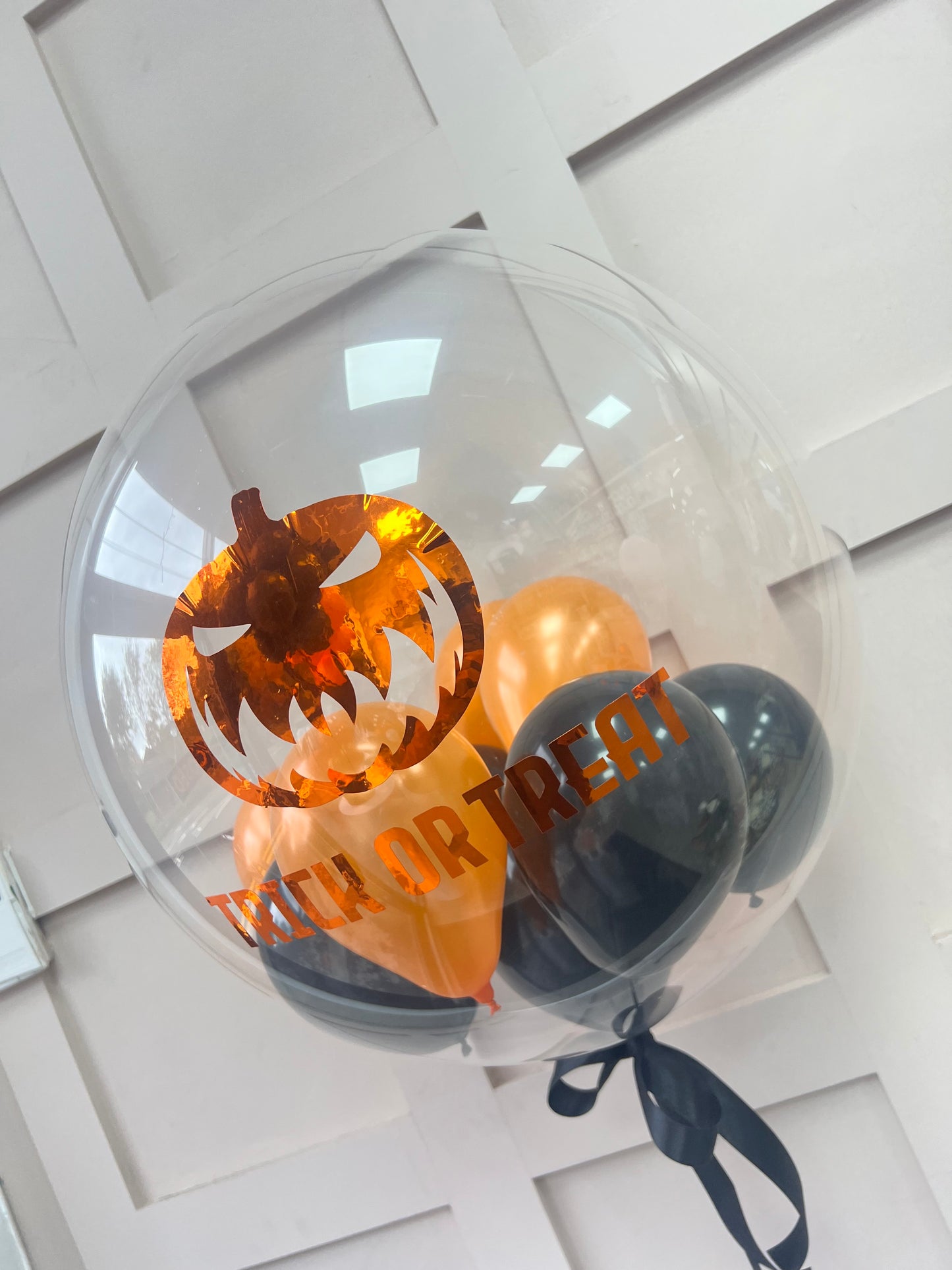 Halloween Pumpkin Bubble Balloon