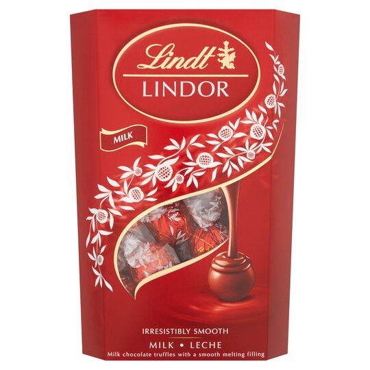 Lindt Lindor Milk Chocolate Truffles Carton 337G Gift Box