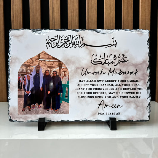 Umrah Mubarak Slate