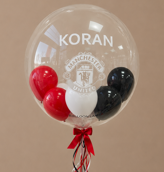 Manchester United Balloon Customised Balloon / Birthday /  All Occasions Balloons / Next Day Delivery MUFC BALLOON