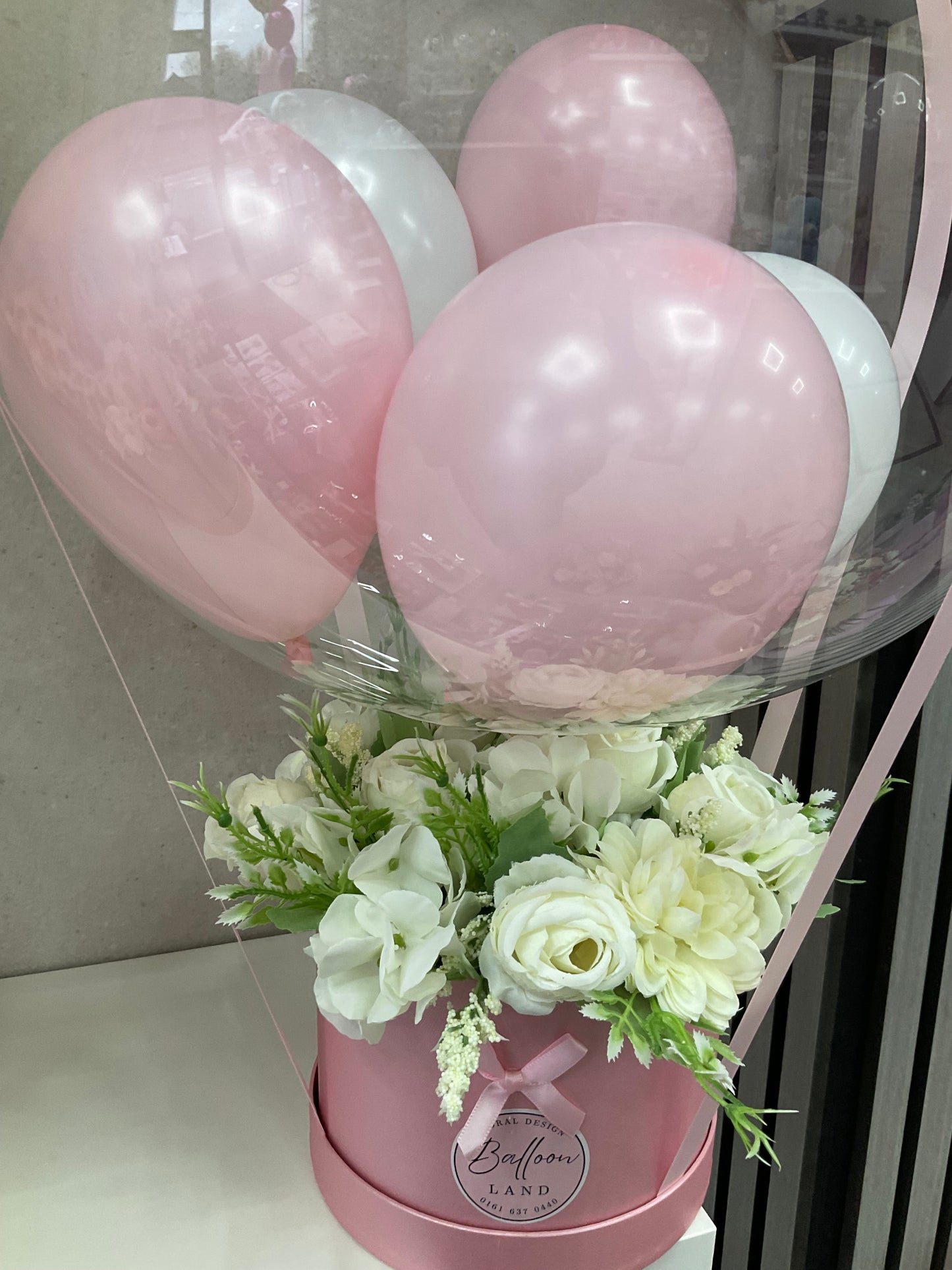 Mothers day Balloon / Personalised Balloon / Worlds Best Mum / Flower Bouquet