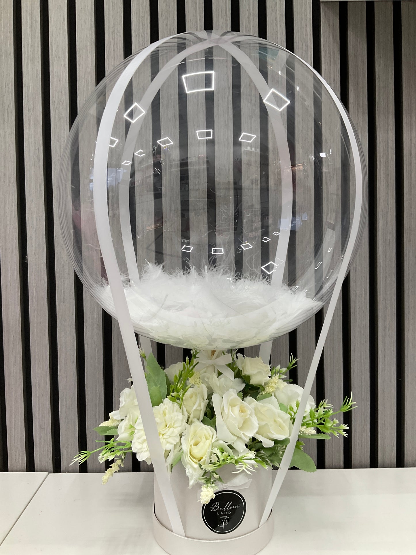 Eid Mubarak Balloon Pure White