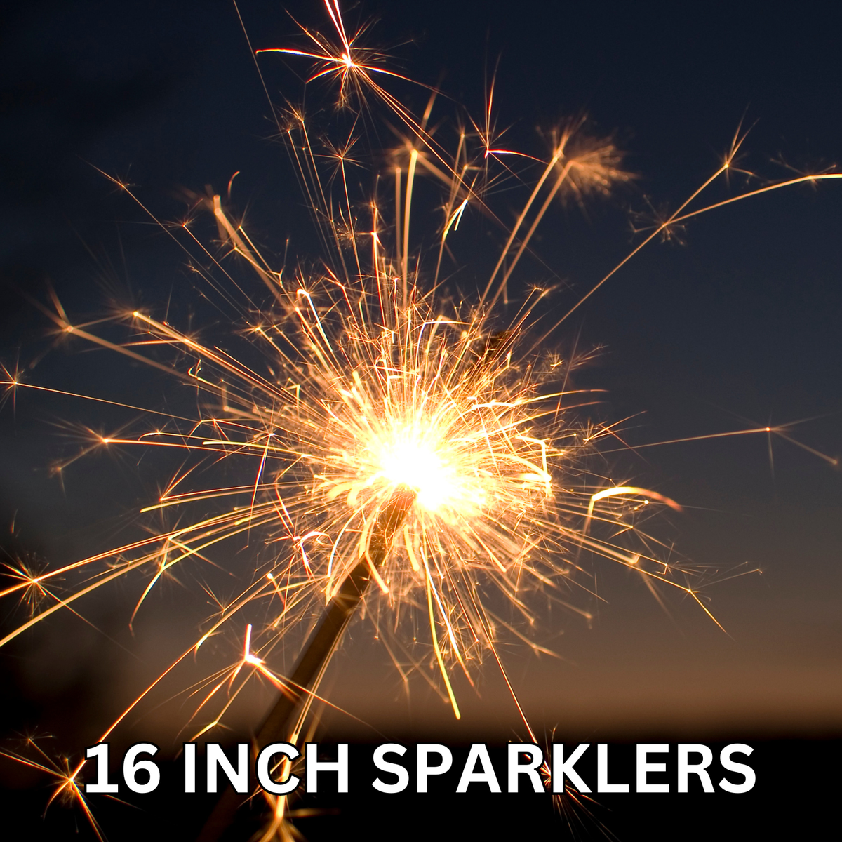 16 Inch Gold Sparklers – Pack of 240