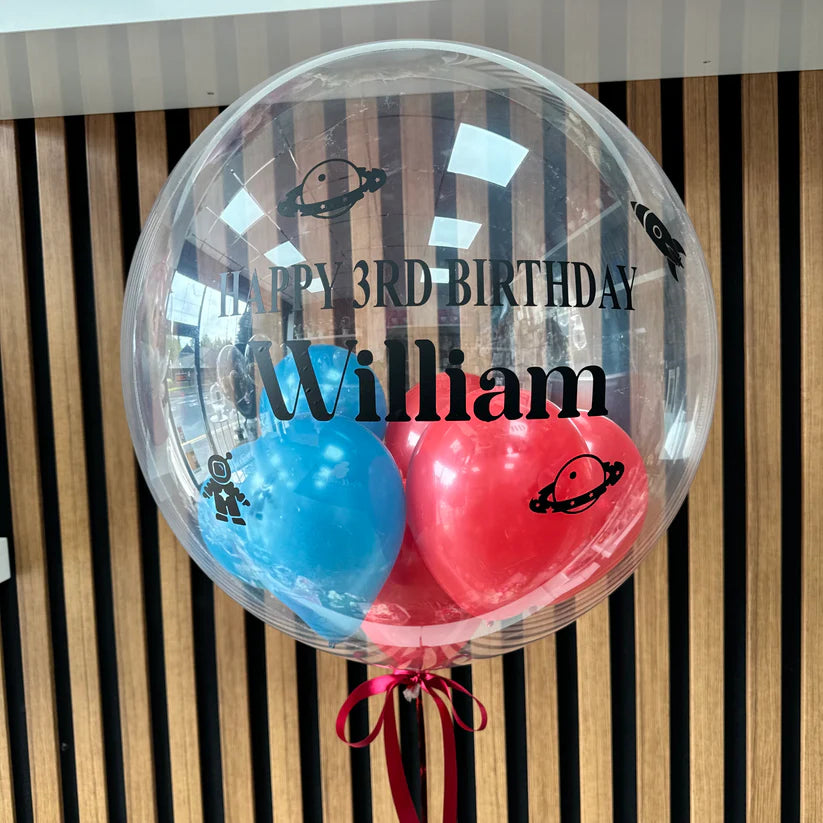 Little Explorer Space 3rd Birthday Balloon