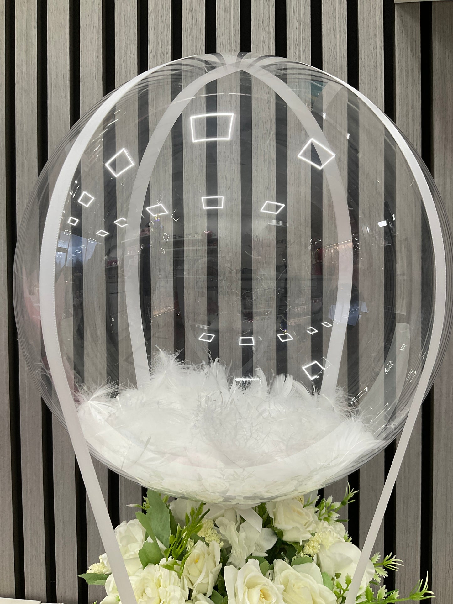 Eid Mubarak Balloon Pure White
