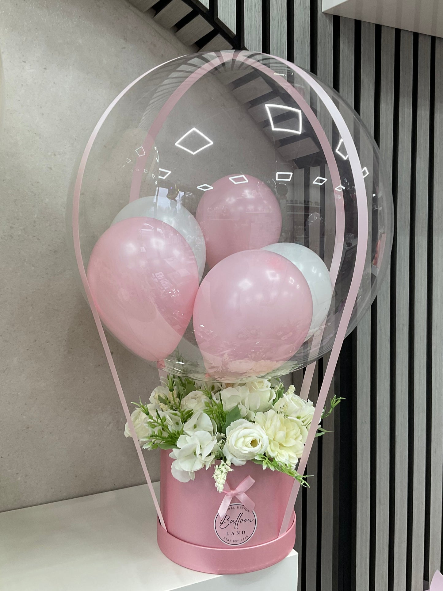Mothers day Balloon / Personalised Balloon / Worlds Best Mum / Flower Bouquet