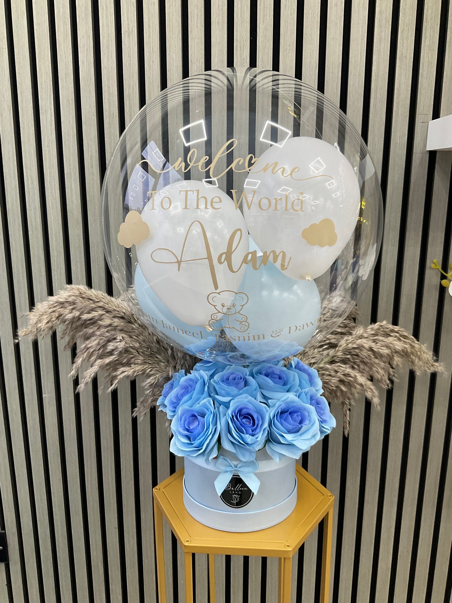 Baby Boy Flower Bouquet