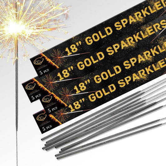 18 Inch Wedding Sparklers – Long Burn | Premium Sparklers UK | Weddings, Birthdays, Bonfire Night, New Year Celebrations