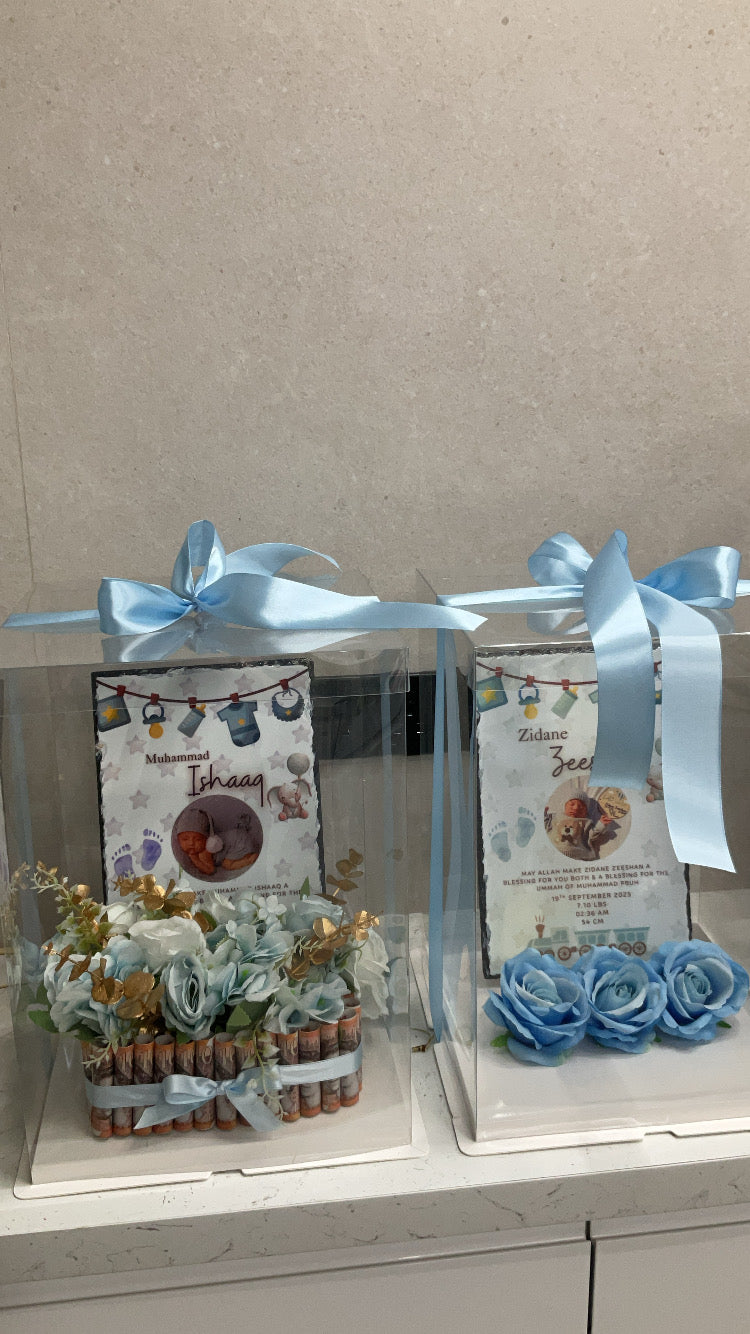 New Born Slate Hamper Money Thaal