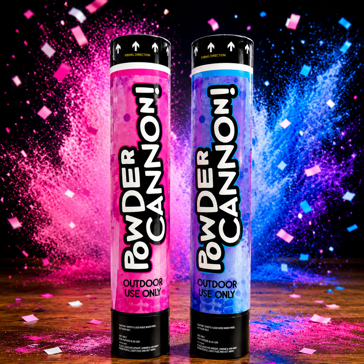 Powder Gender Reveal Cannon | Pink & Blue Colour Powder Cannon
