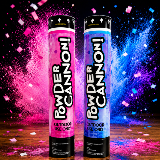 Powder Gender Reveal Cannon | Pink & Blue Colour Powder Cannon