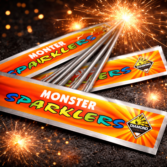 16 Inch Gold Sparklers – Pack of 180