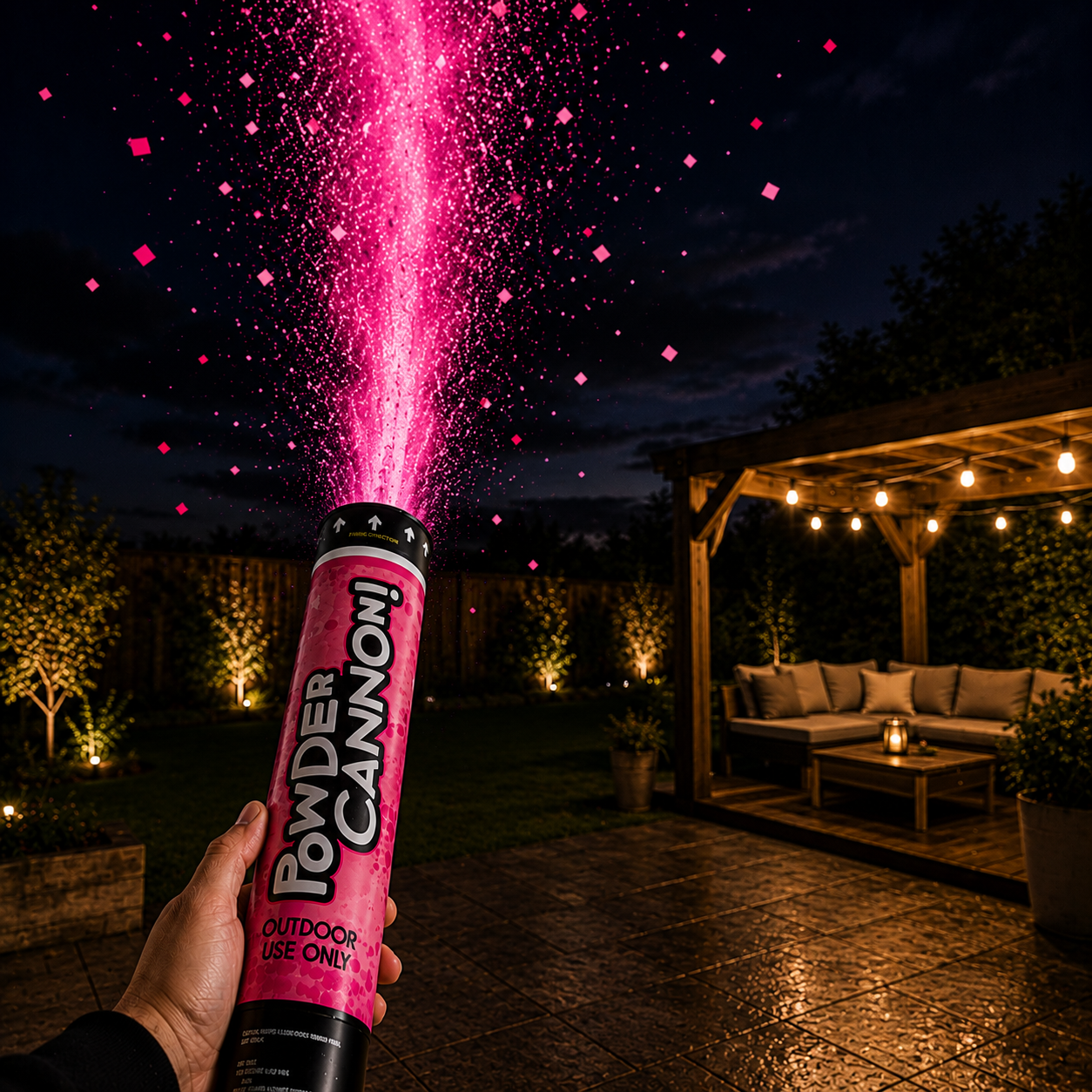 Powder Gender Reveal Cannon | Pink & Blue Colour Powder Cannon