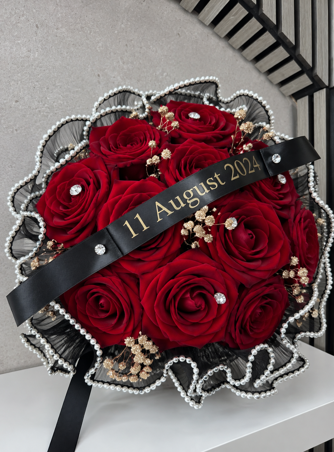 Red Bridal Elegance Bouquet