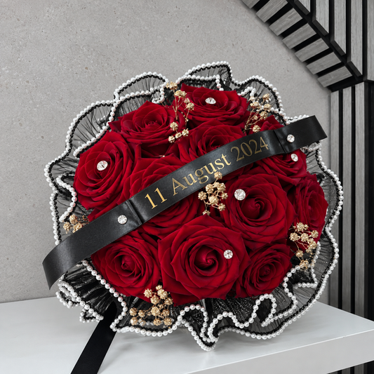 Red Bridal Elegance Bouquet