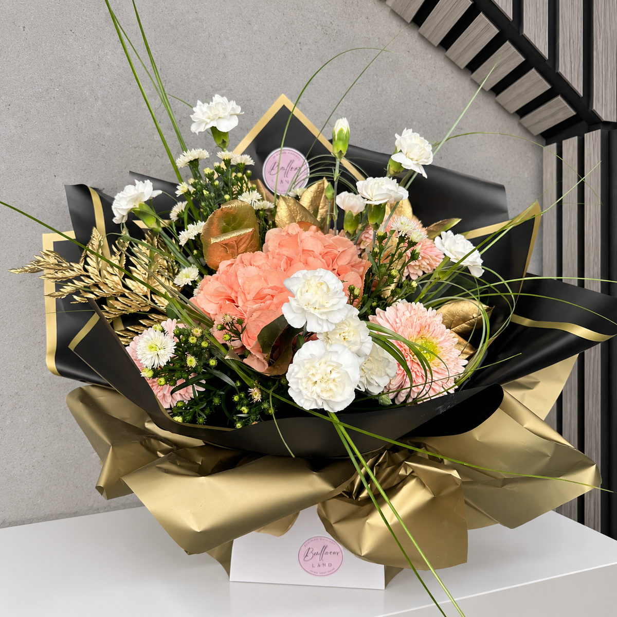 Luxury Peach Plush Bouquet