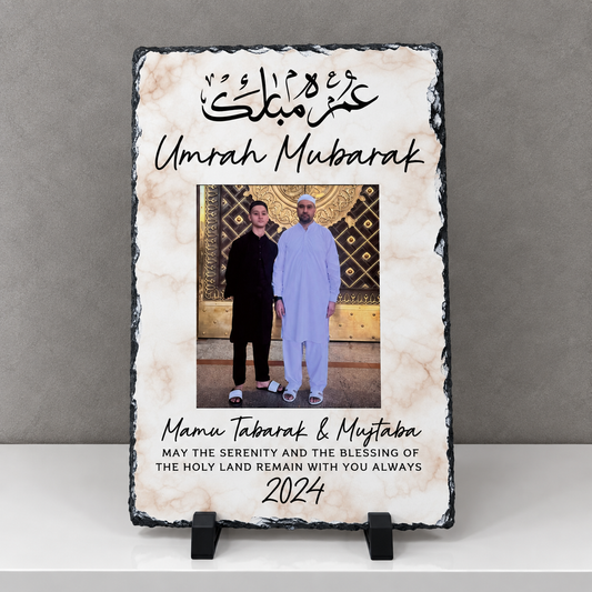 Umrah Mubarak Slate
