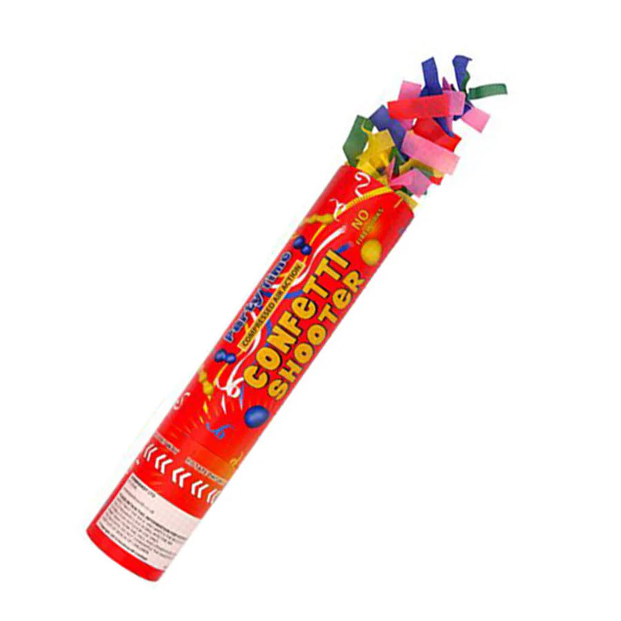 30cm Multicolour Confetti Shooter Cannon | Party Confetti Popper